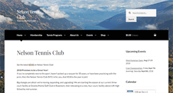 Desktop Screenshot of nelsontennisclub.com