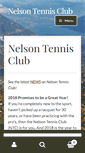 Mobile Screenshot of nelsontennisclub.com