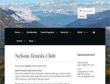 Tablet Screenshot of nelsontennisclub.com